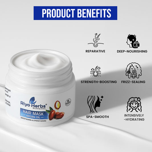 Argan Oil Hair Mask- Strengthening & Smoothening mask| Repair Dry & Damaged Hair