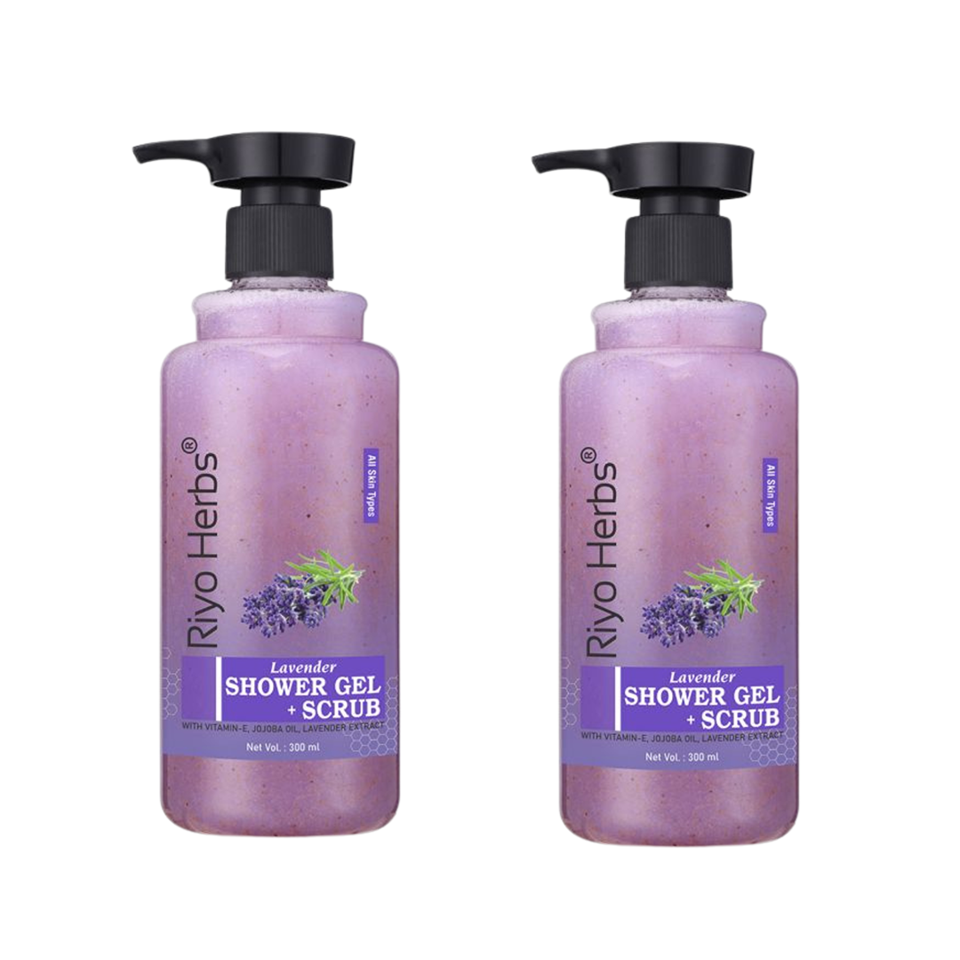 Exfoliating Shower Gel - LAVENDER (Gel+Scrub)