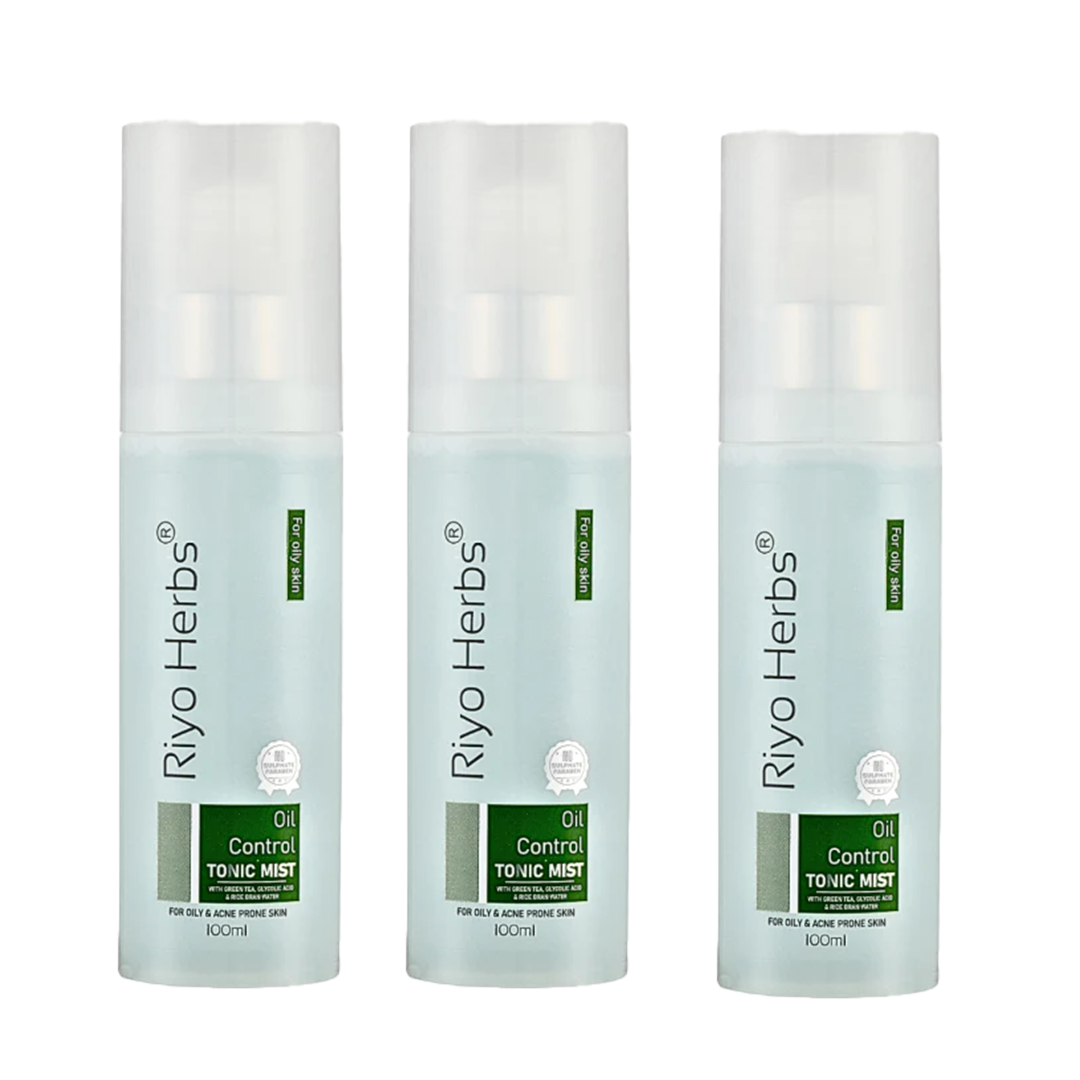 Glycolic Acid Oil Control Tonic Mist - Green Tea & Rice Bran Water