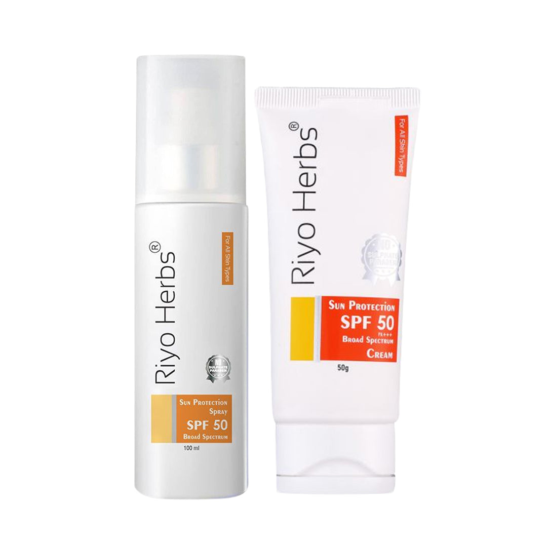 Sun Protection Combo Of SPF 60 Spray + SPF 50 Cream