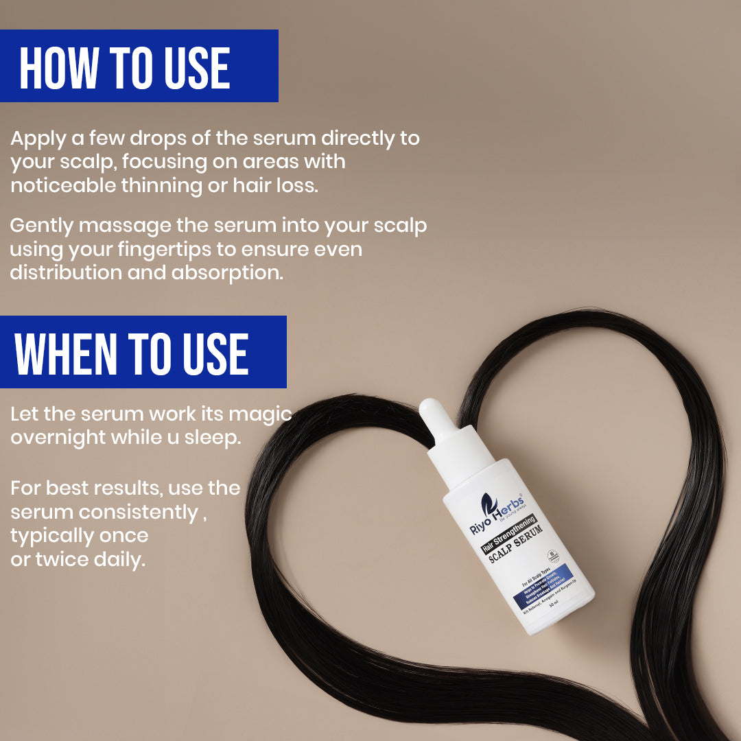 Advance Hair Strengthening Scalp Serum - Redensyl 1% | Anagain 4% | Capilia Longa 1%| Burgeon UP 2%