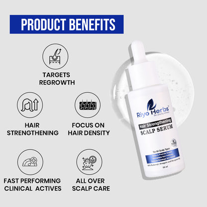 Advance Hair Strengthening Scalp Serum - Redensyl 1% | Anagain 4% | Capilia Longa 1%| Burgeon UP 2%