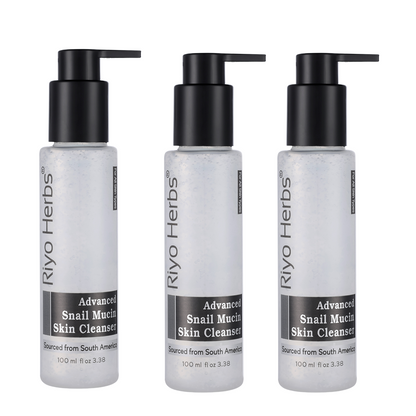 Advanced Snail Mucin Skin Cleanser - with Snail Mucin, Camellia Sinensis  &  Pine Bark Extract - Sulphate Free Gel Cleanser