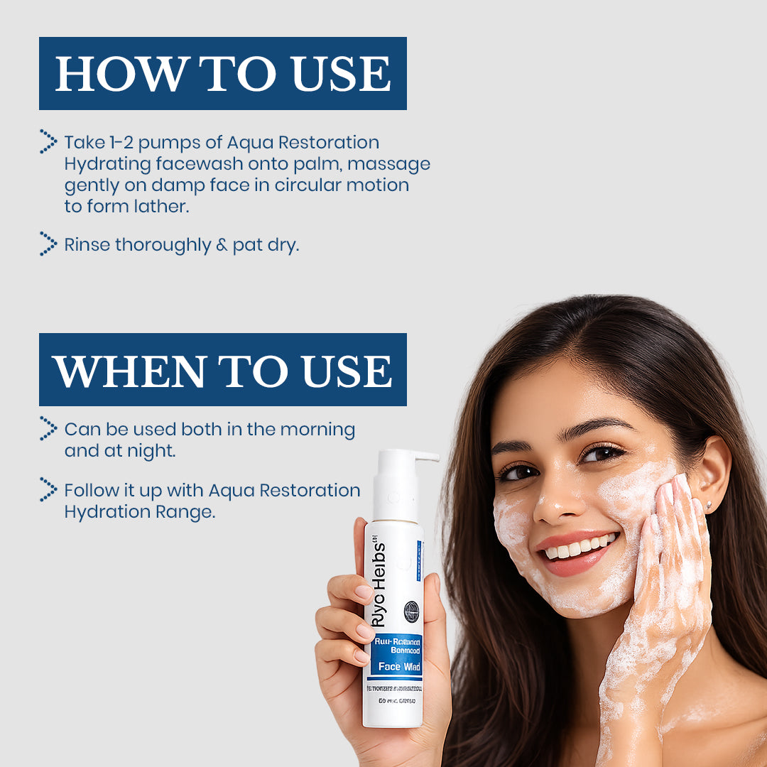 Aqua Restoration Hydrating Facewash - Non - Drying Facewash