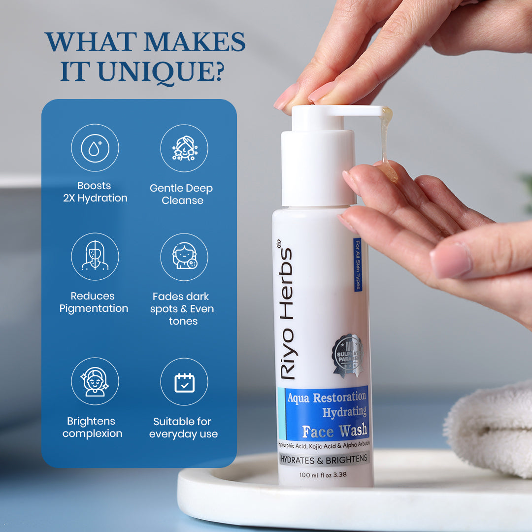 Aqua Restoration Hydrating Facewash - Non - Drying Facewash