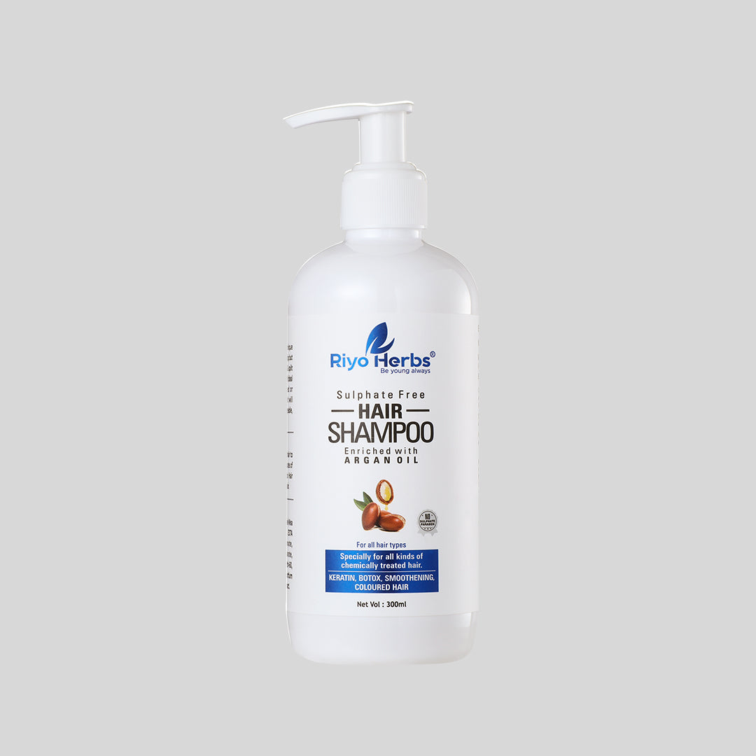 Argan Oil Hair Shampoo - For Chemically Treated Hair | Sulphate & Paraben Free