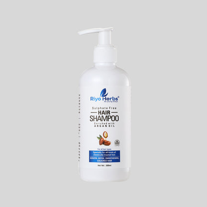 Argan Oil Hair Shampoo - For Chemically Treated Hair | Sulphate & Paraben Free