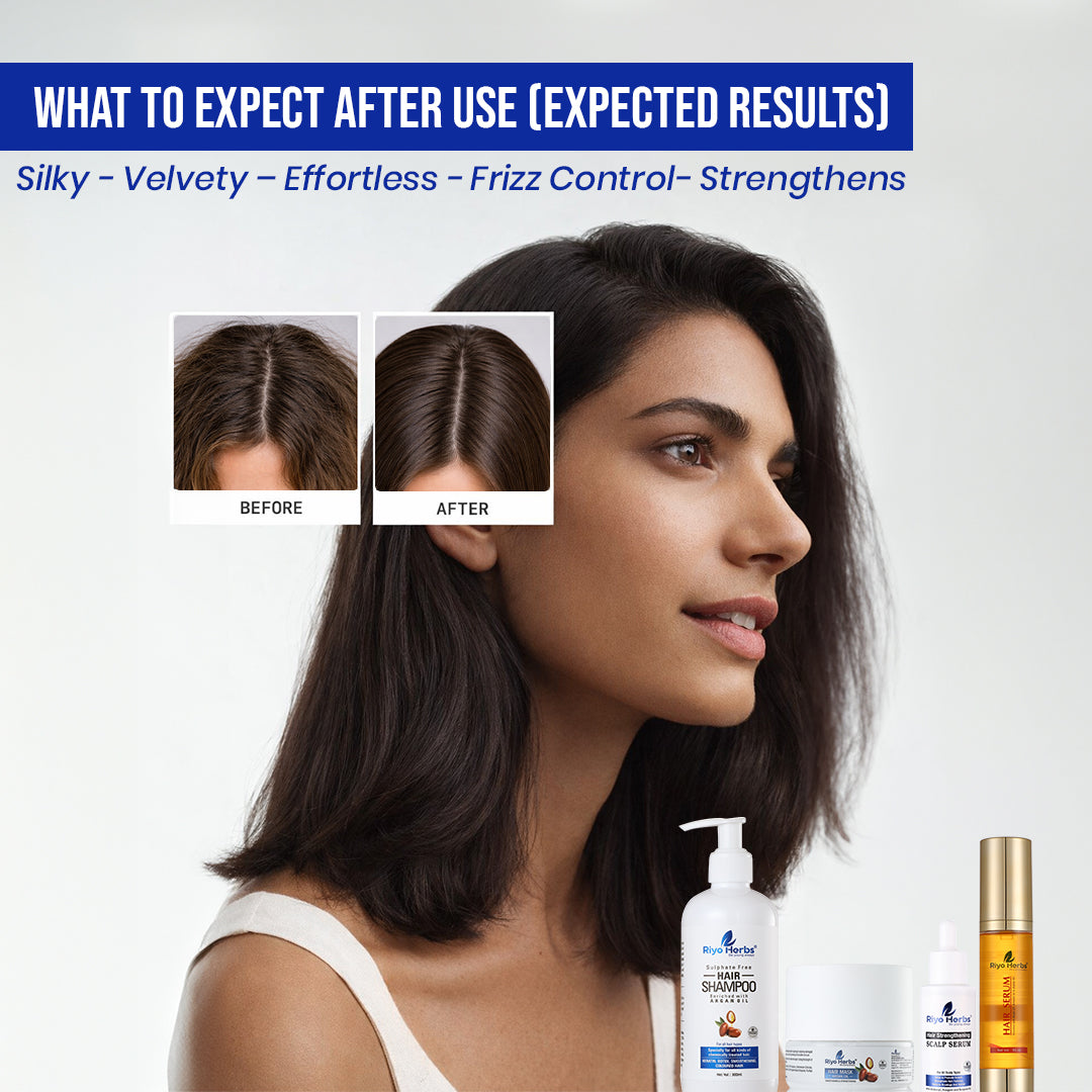 Argan Oil Hair Shampoo - For Chemically Treated Hair | Sulphate & Paraben Free