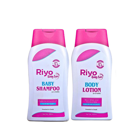 Baby Bath Essentials Combo (Baby Shampoo + Body Lotion)