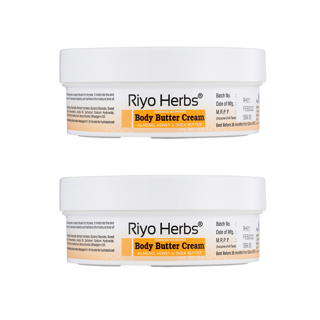 Body Butter Cream- Almond, Honey & Shea Butter