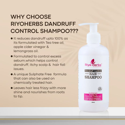Dandruff Control Hair Shampoo- Sulphate & Paraben Free