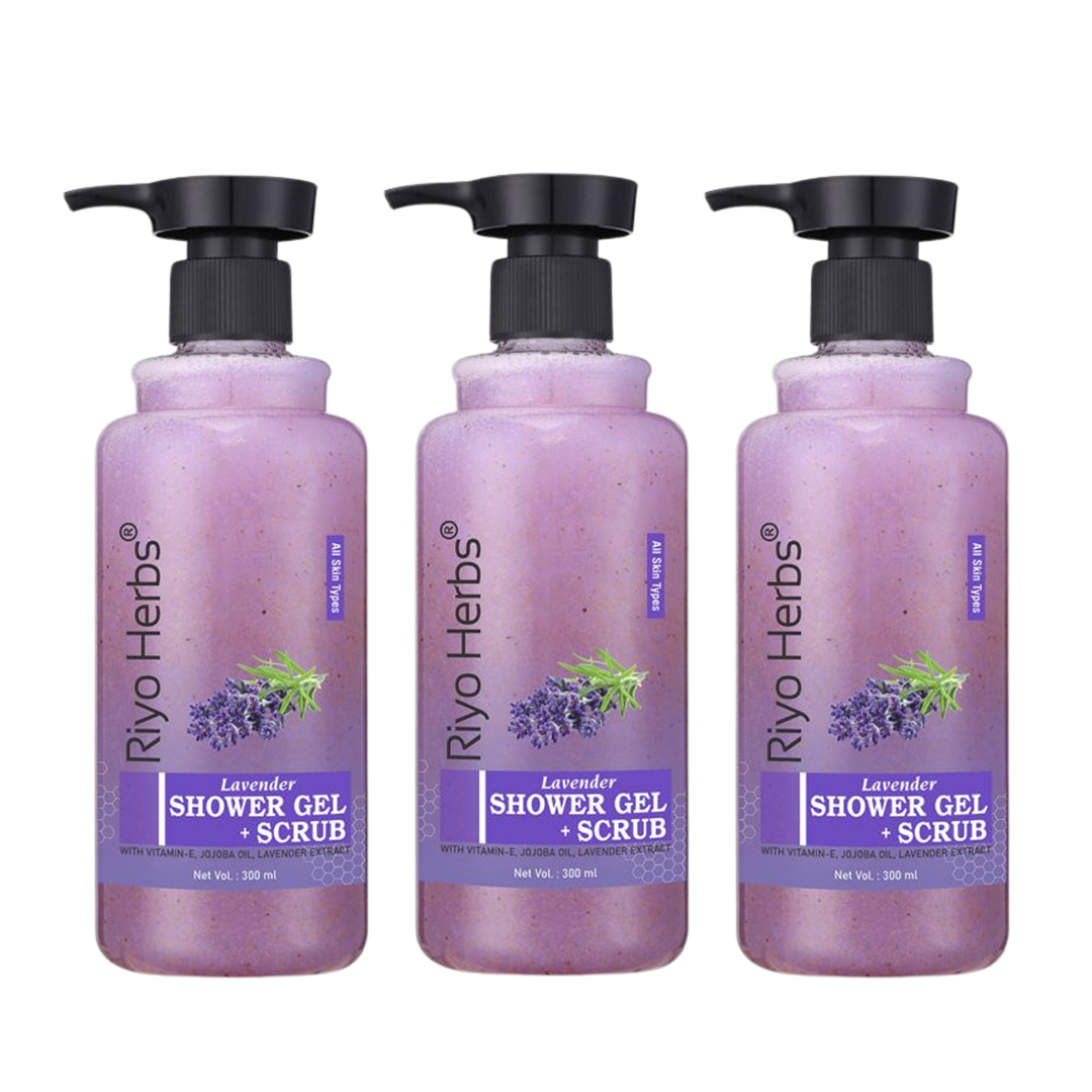 Exfoliating Shower Gel - LAVENDER (Gel+Scrub)