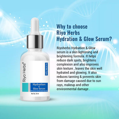 Hydration & Glow Serum - Hyaluronic acid & Kojic Acid.