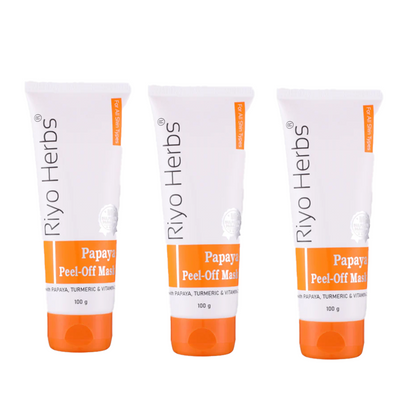 Papaya Peel Off Mask - Orange peel, Niacinamide & Hyaluronic Acid