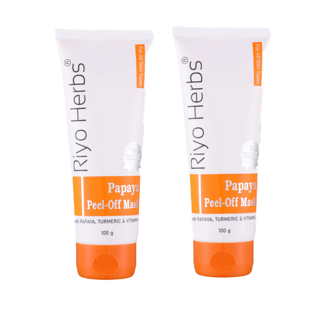 Papaya Peel Off Mask - Orange peel, Niacinamide & Hyaluronic Acid