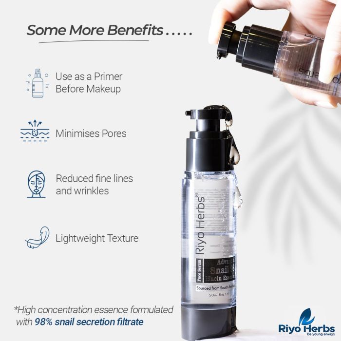 Snail 98 Mucin Essence ( Face Serum ) India's first Snail 98 Mucin #VIRAL KOREAN BEAUTY SKINCARE