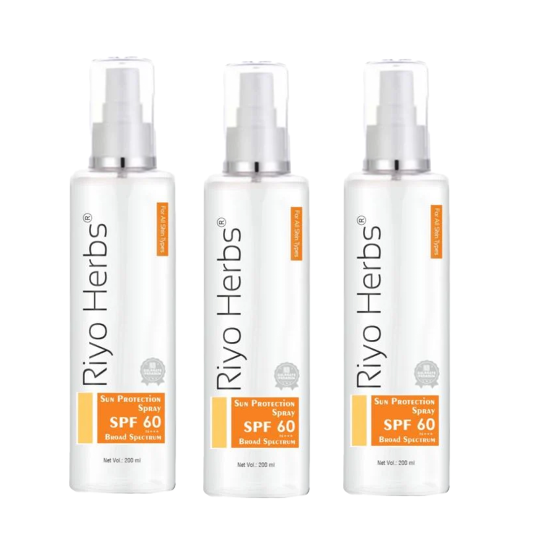 Sun Protection SPF-60 Spray  PA+++ -200ml - With Niacinamide, Hyaluronic Acid & Arabian Cotton Seed Extract