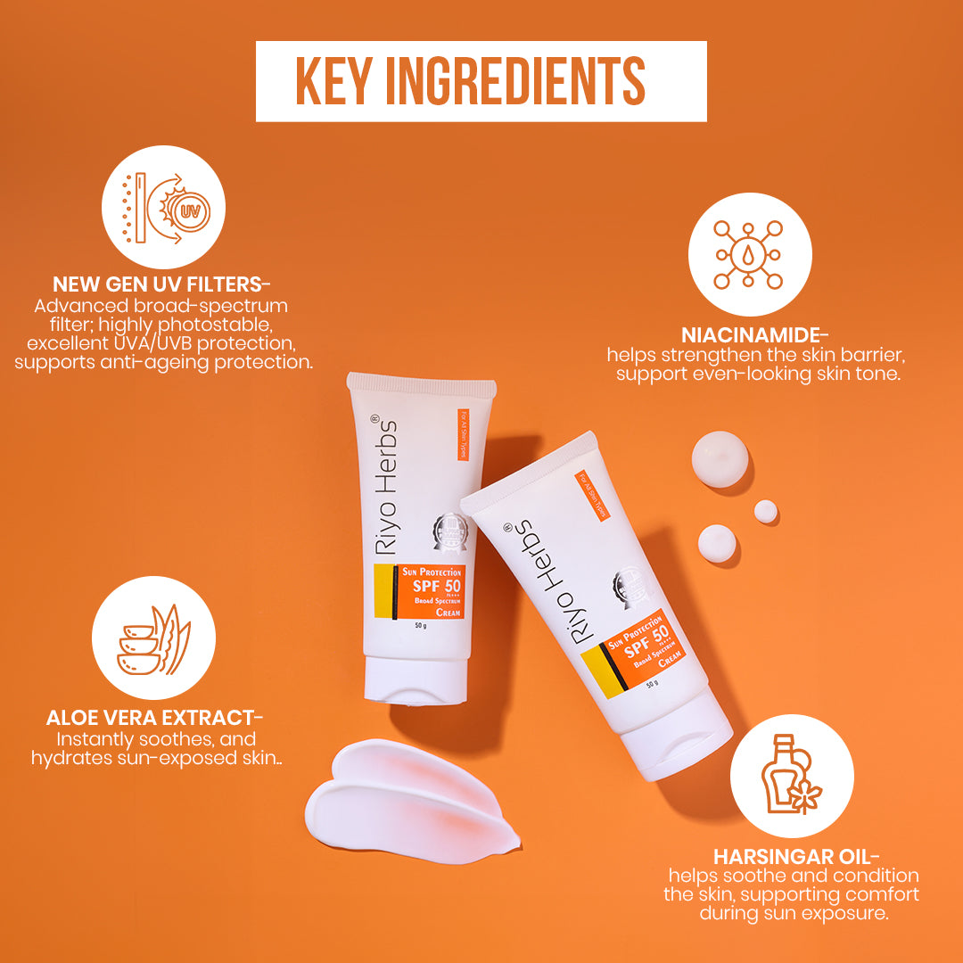 Sun Protection Spf-50 Cream - Hydrating Glow sunscreen