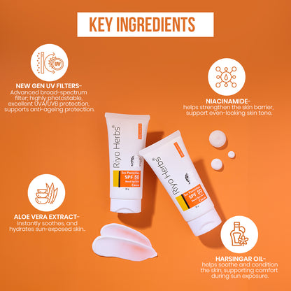 Sun Protection Spf-50 Cream - Hydrating Glow sunscreen