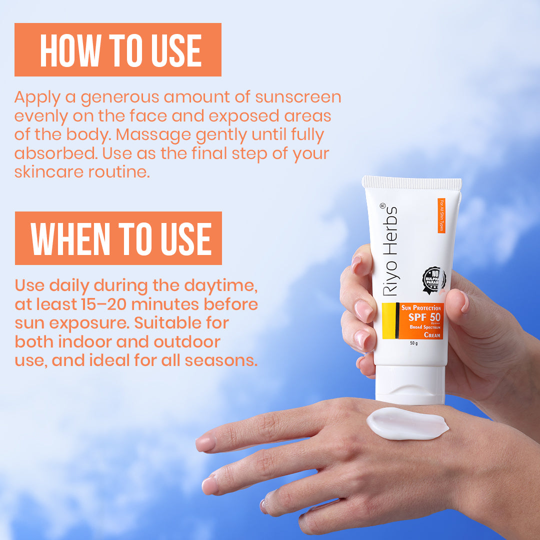 Sun Protection Spf-50 Cream - Hydrating Glow sunscreen