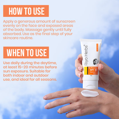 Sun Protection Spf-50 Cream - Hydrating Glow sunscreen