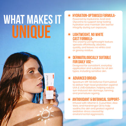 Sun Protection Spf-50 Cream - Hydrating Glow sunscreen
