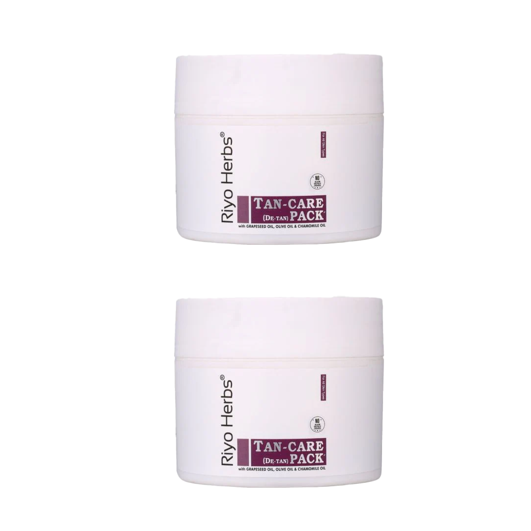 Tan Care Face Pack (De-Tan Cream) - 50gm With Olive Oil, Grapeseed Oil, Chamomile Oil.