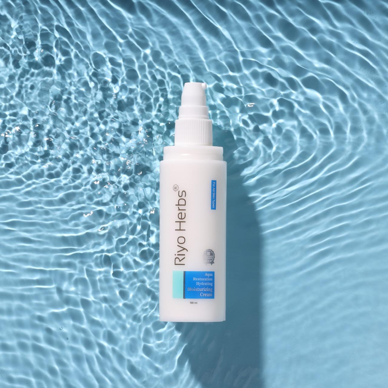 Aqua Restoration Hydrating Moisturizing Cream - Shea Butter, Vitamin-E & Patchouli oil