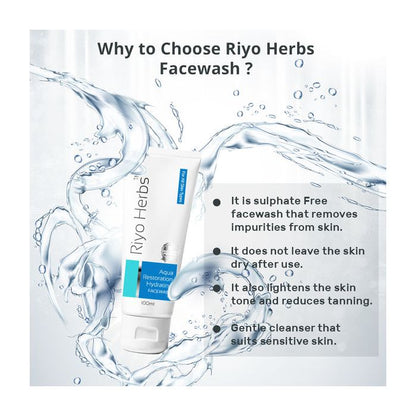 Aqua Restoration Hydrating Facewash -Non- Drying Facewash