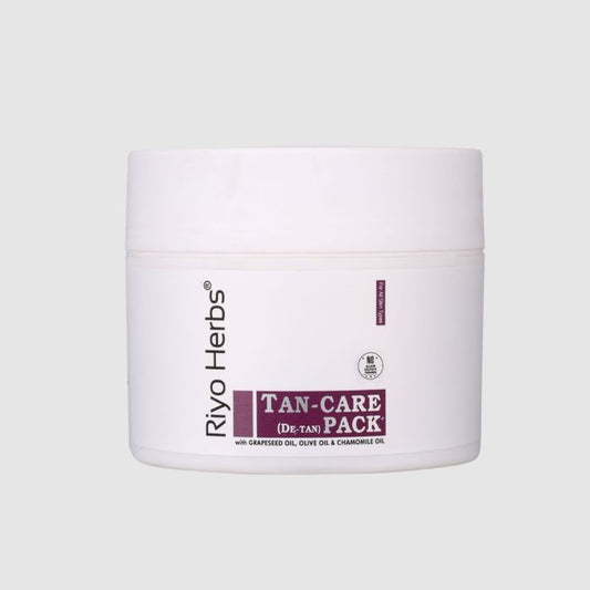 Tan Care Face Pack (De-Tan Cream) - 50gm With Olive Oil, Grapeseed Oil, Chamomile Oil.