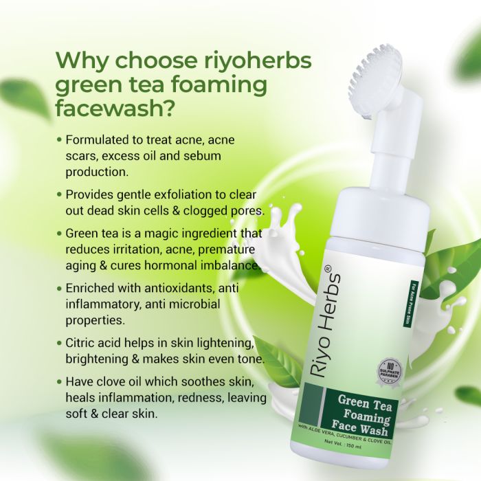 Acne Eviction Green Tea Foaming Facewash - 150ml