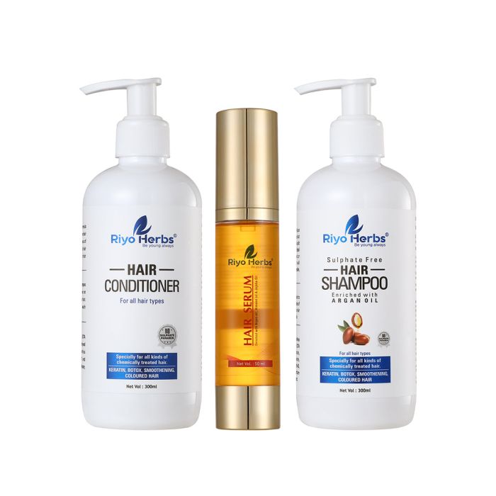 HAIR CARE COMBO OF 3 ( Argan Oil Hair Shampoo + Hair Conditioner+ Argan Oil Hair Serum )