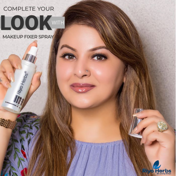 Makeup Fixer Dewy Finish - 100ml - Alcohol Free , Infused with Hyaluronic acid, Niacinamide & Chamomilla Recutita Flower extract. OUR #1 BEST SELLER