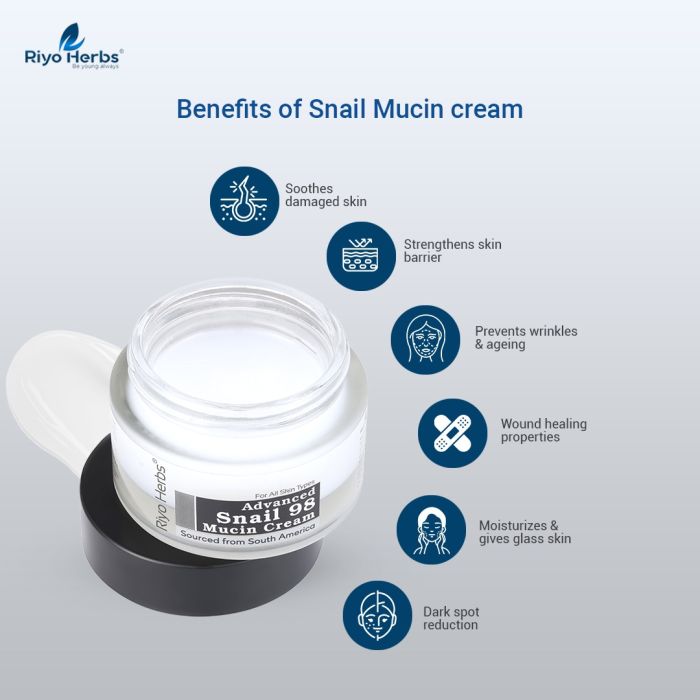 Advanced Snail 98 Mucin Cream  - 72H Hydration-50g