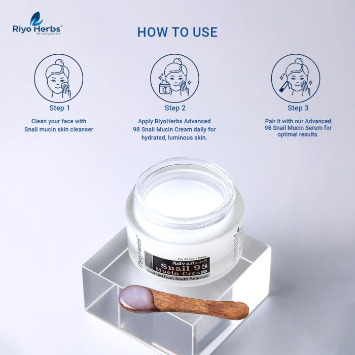 Advanced Snail 98 Mucin Cream  - 72H Hydration-50g