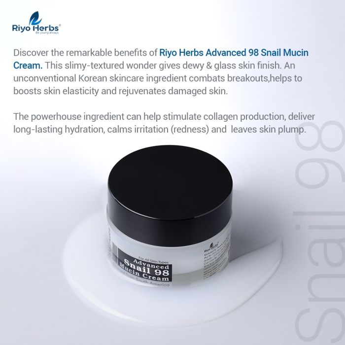 Advanced Snail 98 Mucin Cream  - 72H Hydration-50g