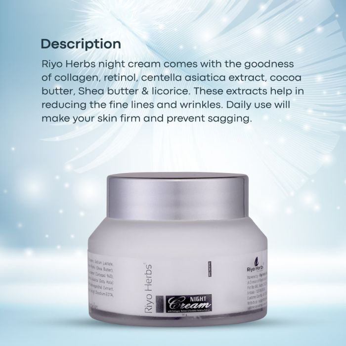 Night Cream - Collagen | Retinol | Centella Asiatica