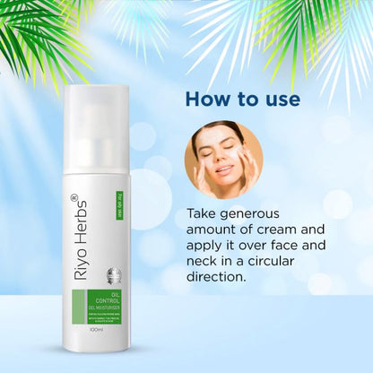 Oil Control Gel Moisturiser - Salicylic Acid & Tea Tree Oil