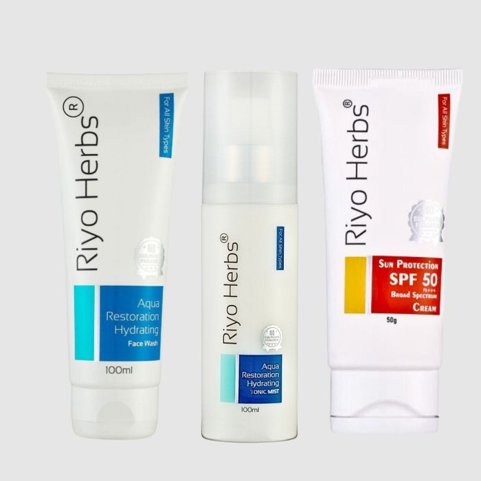 Summer Essential Hydration Combo -Facewash, Tonic mist, SPF 50