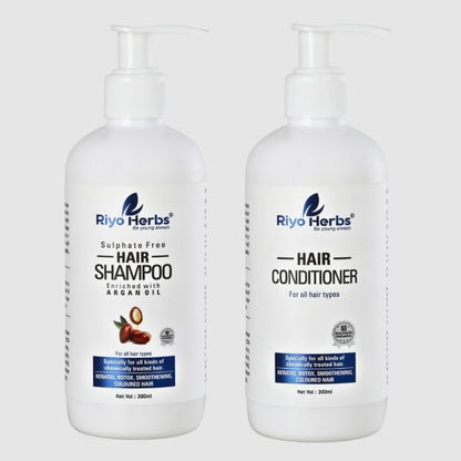 Argan Oil Hair Shampoo & Hair Conditioner Combo - #1 Best Seller Hair Care Combo