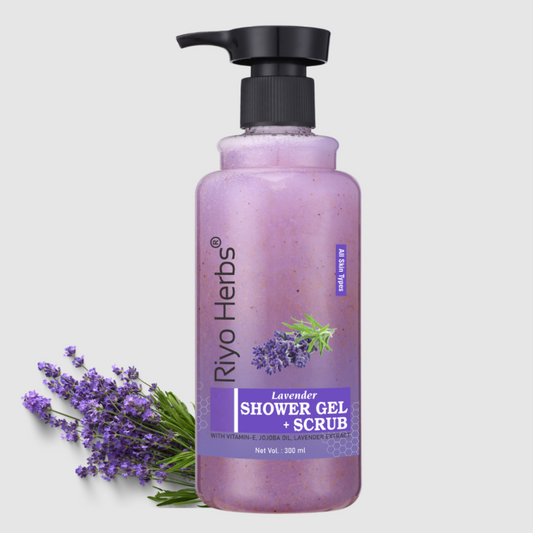 Exfoliating Shower Gel - LAVENDER (Gel+Scrub)