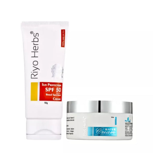 SunProtection SPF 50 Cream + Water Cream 100g Combo