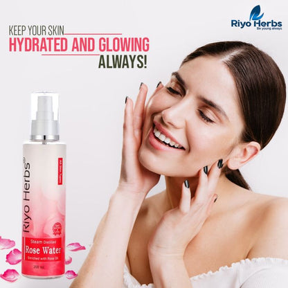 Steam Distilled Rose Water Spray - 200ml