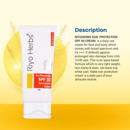 Sun Protection Spf-50 Cream - Hydrating Glow sunscreen