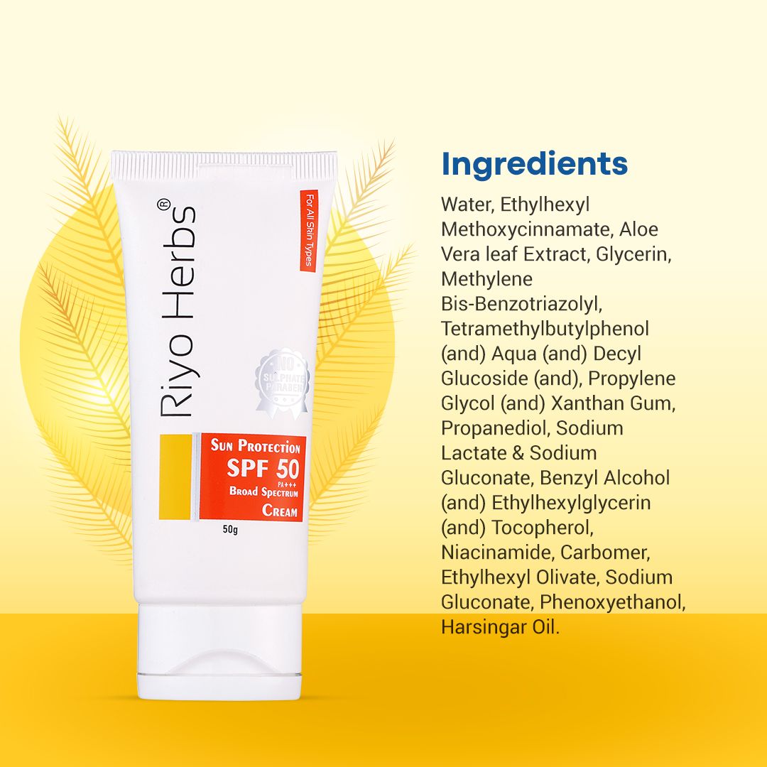 Sun Protection Spf-50 Cream - Hydrating Glow sunscreen