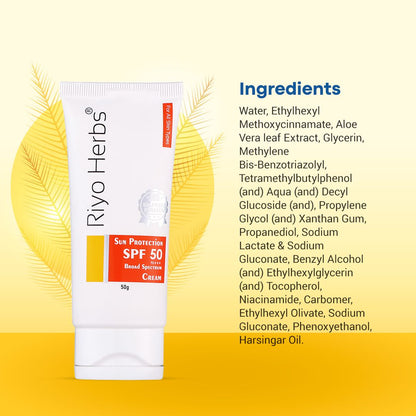 Sun Protection Spf-50 Cream - Hydrating Glow sunscreen